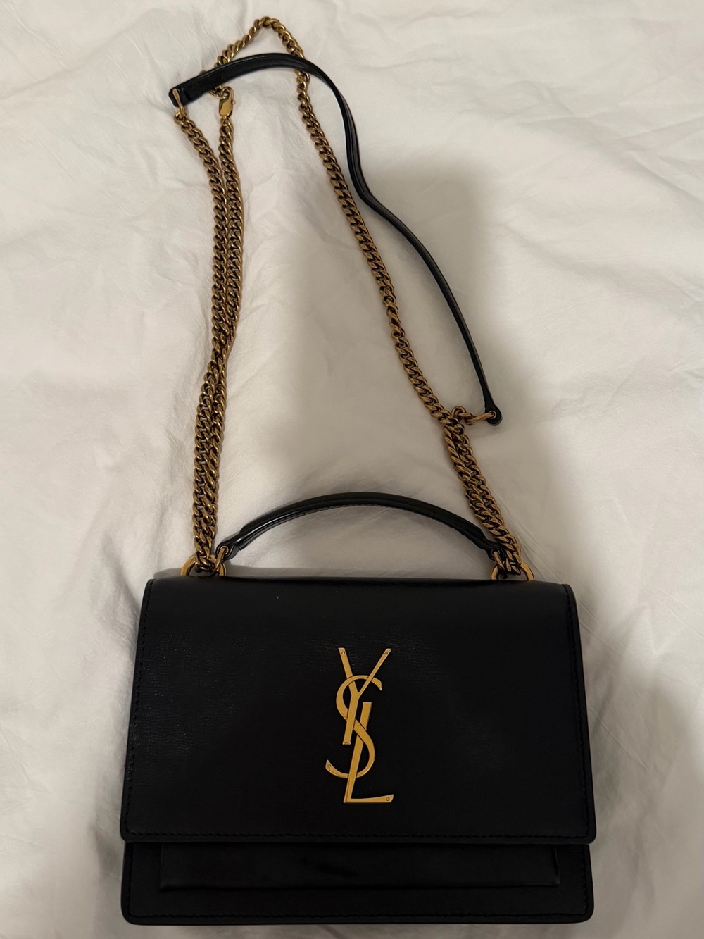 Saint Laurent Sunset Wallet on Chain